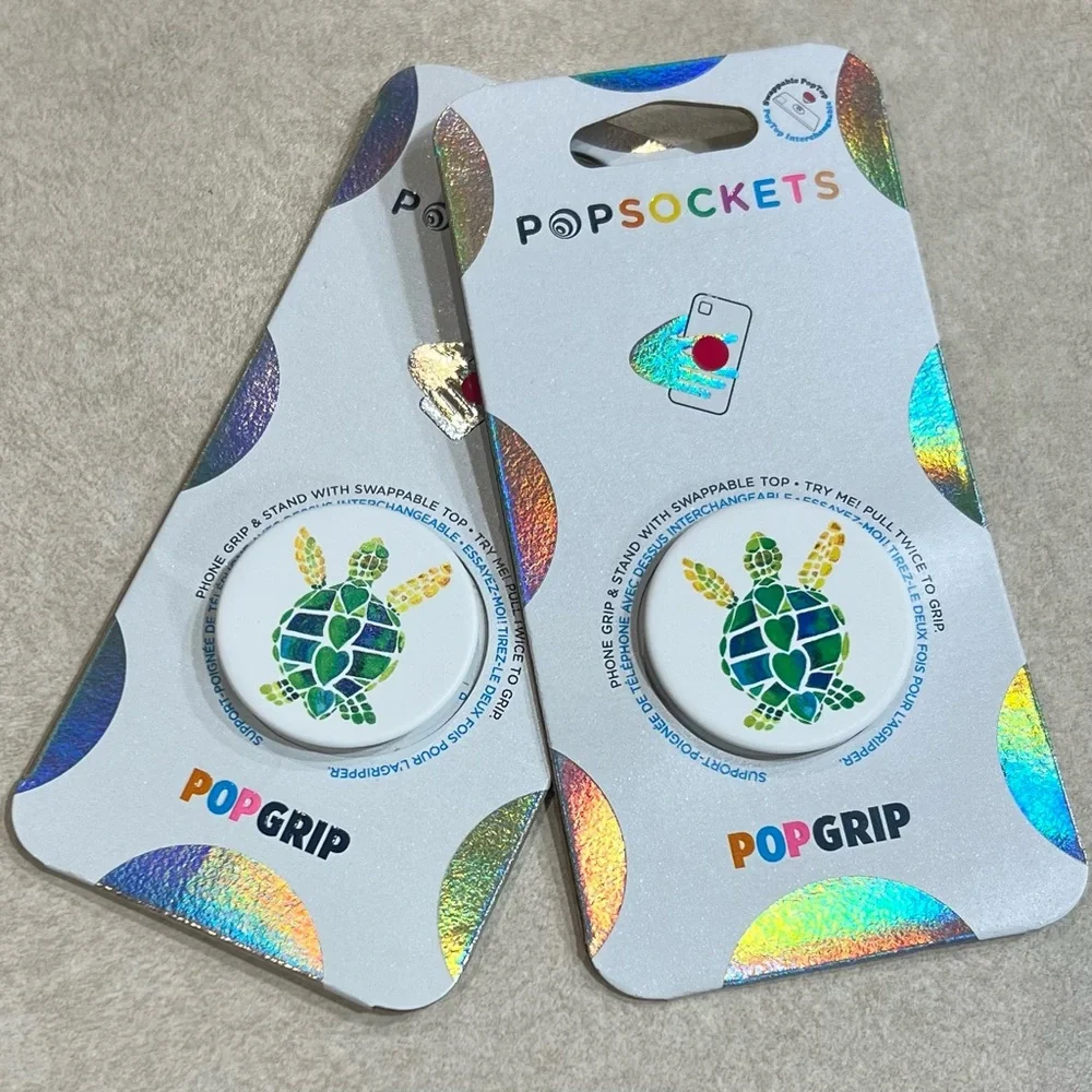NWT lot of 2 turtle pop sockets